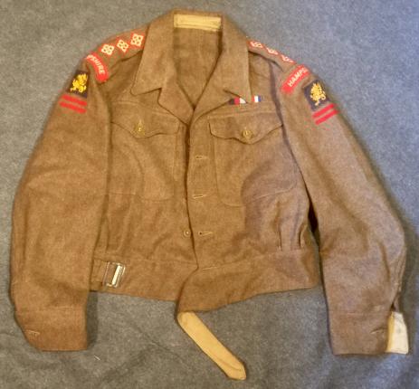 Officers Battledress Blouse, Hampshire Regt.