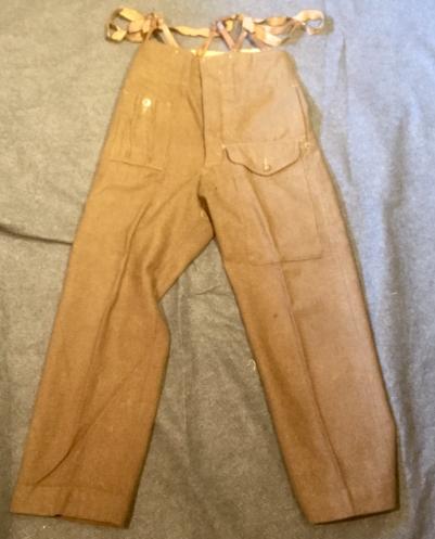 WW2 British 40 Pattern Battledress Trousers 