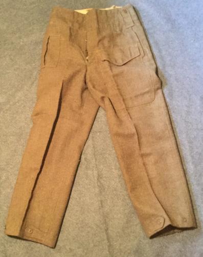 WW2 Canadian Battledress Trousers 