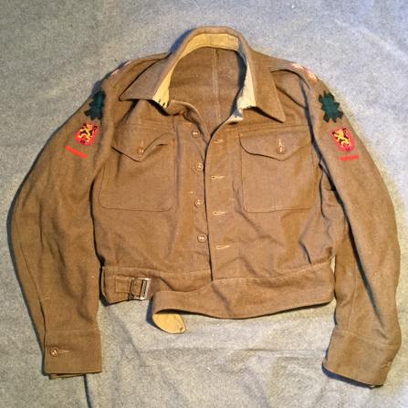 WW2 Battledress, Black Watch attached to Belgian Forces