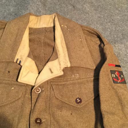 Marine Royal Artillery Battledress 