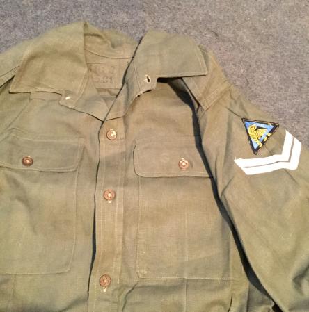 Badged Jungle Green Bush Jacket