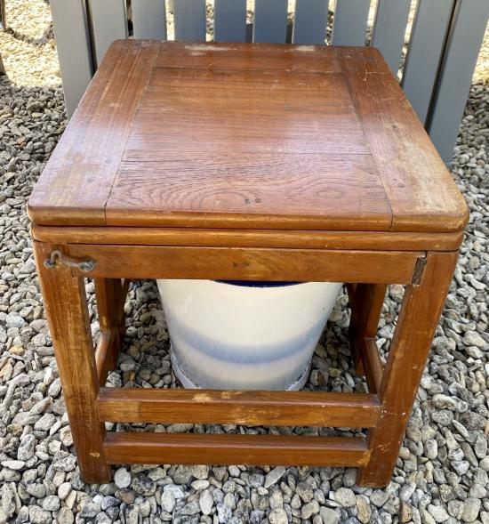 Officer’s Commode Seat, Indian Made