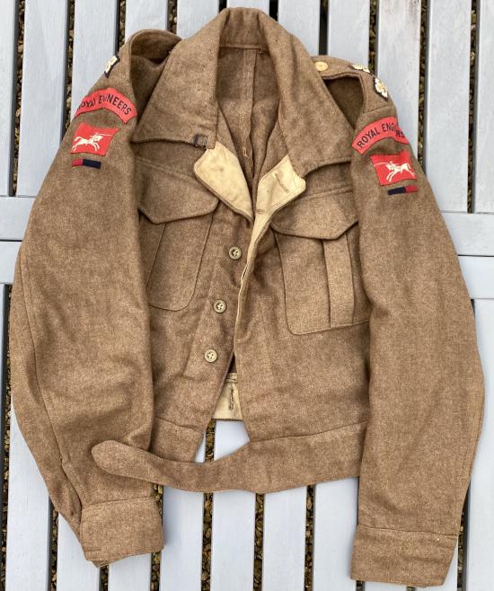 Early Battledress, 1939, Royal Engineers, 8 Corps