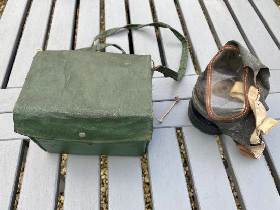 WW2 Civilian Mask in Box with Cover