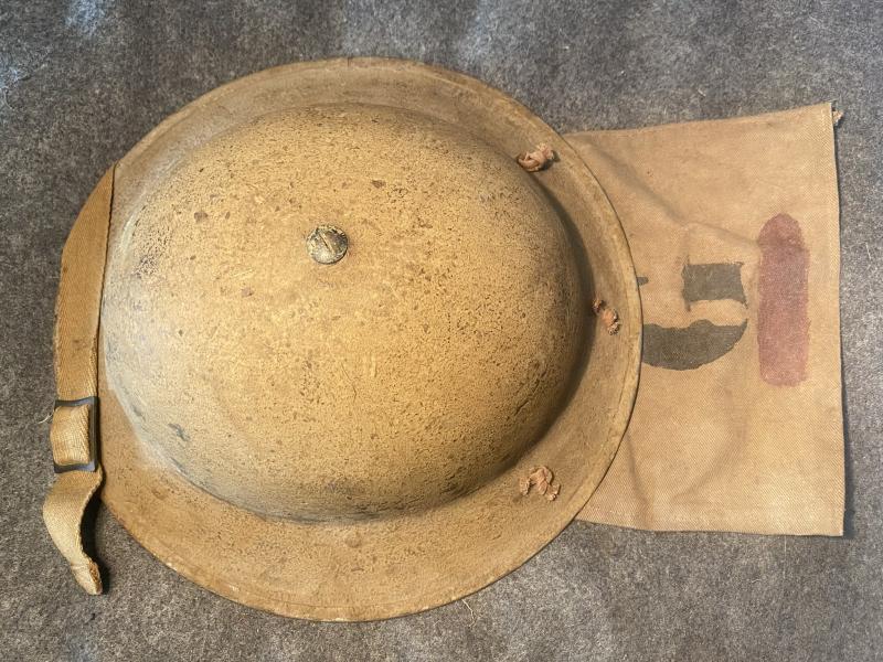 South African Helmet with Neck Flap