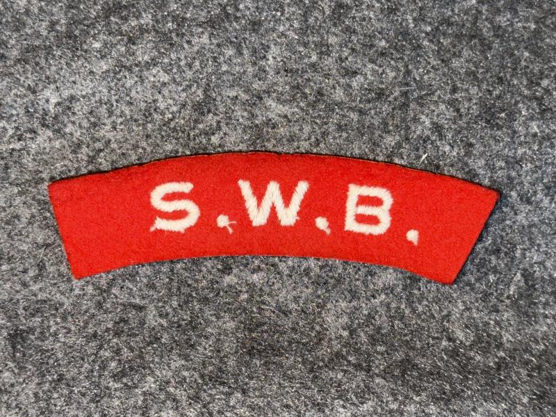 Embroidered Title, S.W.B.