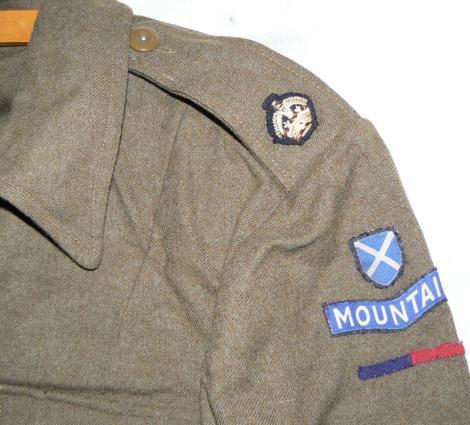 52nd(Lowland) Division RE Battledress Set