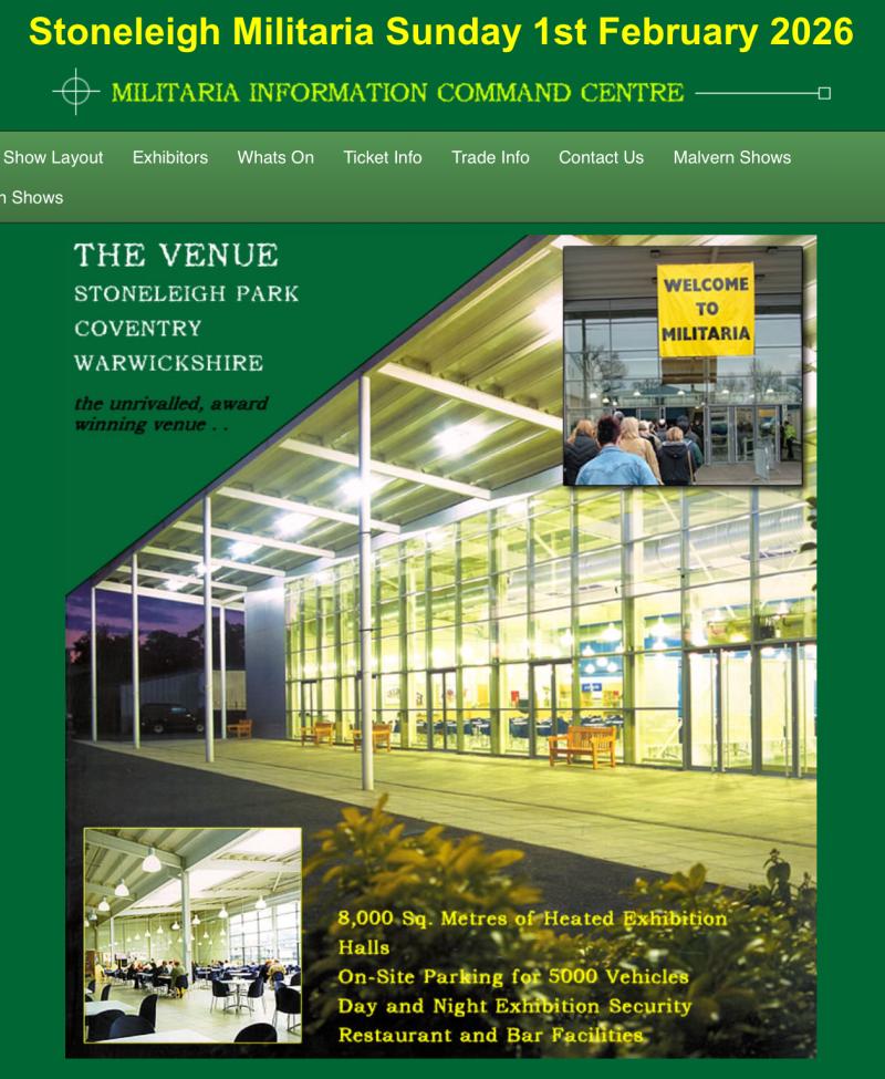 Stoneleigh Militaria 31/01-01/02