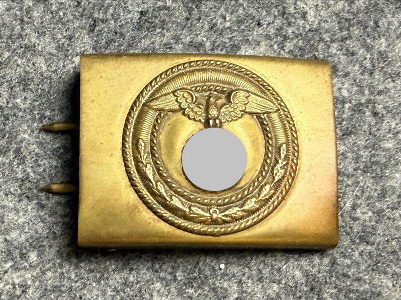 Early SA Belt Buckle, Maker Marked
